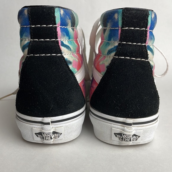 VANS•SK8-HI OLD SKOOL•TIE DYE/BLACK - Picture 4 of 6